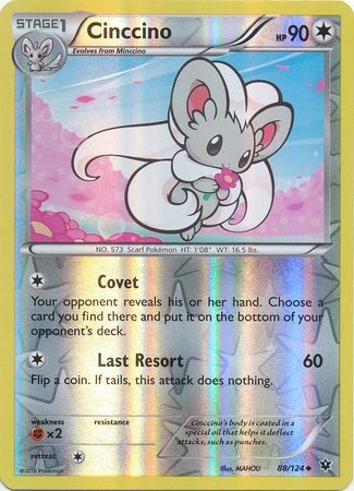 Cinccino - 88/124 - Uncommon Reverse Holo