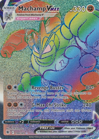 Machamp VMAX - 194/189 - Hyper Rare