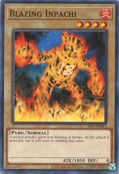 Blazing Inpachi - IOC-EN061 - Common Unlimited (25th Reprint)