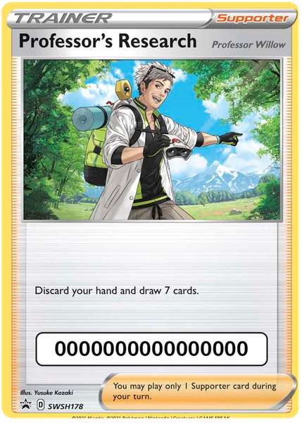 Professor's Research - SWSH178 - Pokemon GO Promo