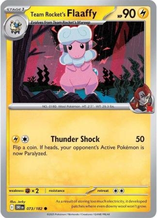 Team Rocket's Flaaffy - 073/182 - Common