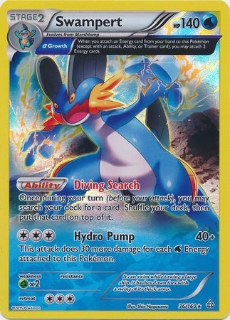 Swampert - 36/160 - Holo Rare