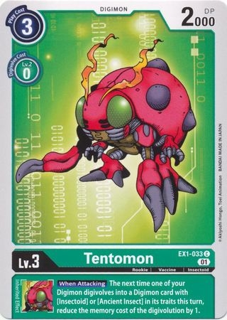 Tentomon - EX1-033 - Common