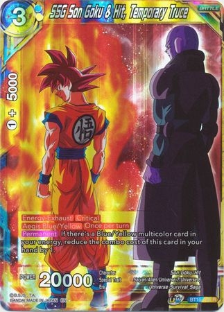 SSG Son Goku & Hit, Temporary Truce - BT15-146 - Rare Foil