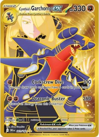 Cynthia's Garchomp ex - 241/182 - Hyper Rare