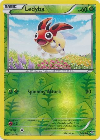 Ledyba - 6/146 - Common Reverse Holo