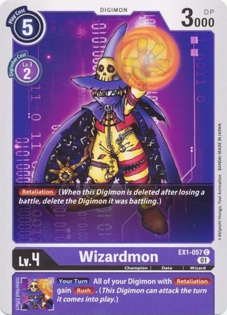 Wizardmon - EX1-057 - Common