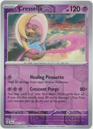Cresselia - 021/064 - Reverse Holo Rare