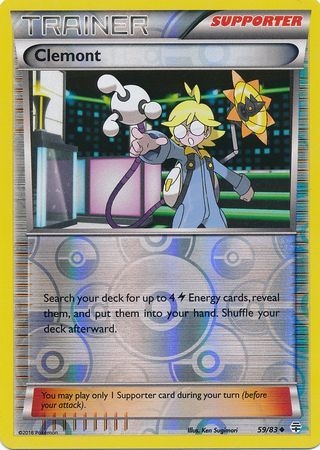 Clemont - 59/83 - Uncommon Reverse Holo