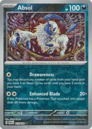 Absol - 113/182 - Uncommon Reverse Holo