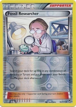 Fossil Researcher - 92/111 - Uncommon Reverse Holo