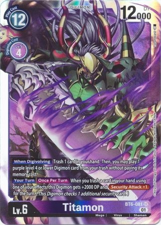 Titamon - BT6-081 - Super Rare