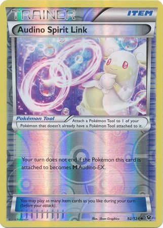 Audino Spirit Link - 92/124 - Uncommon Reverse Holo