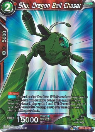 Shu, Dragon Ball Chaser - BT10-022 - Common Foil