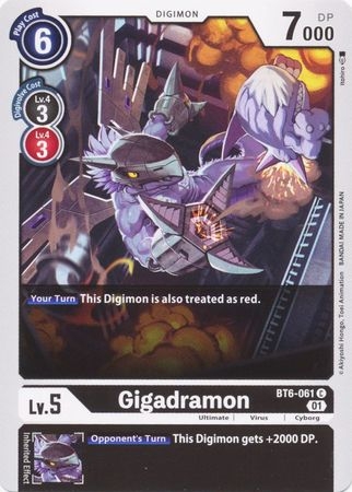 Gigadramon - BT6-061 - Common
