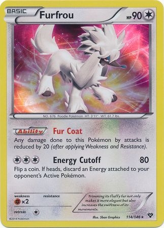 Furfrou - 114/146 - Holo Rare