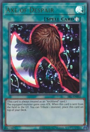 Axe of Despair - SRL-EN002 - Ultra Rare Unlimited (25th Reprint)