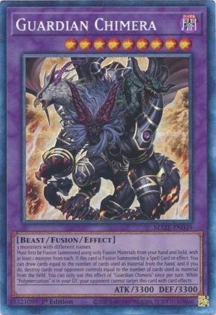 Guardian Chimera - MAZE-EN049 - Collector's Rare 1st Edition