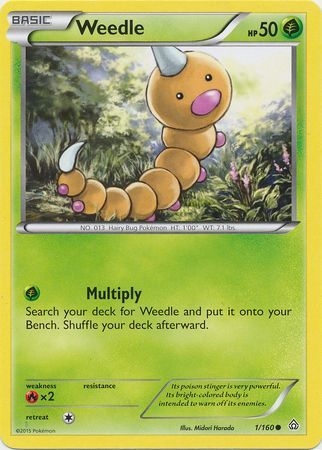 Weedle - 1/160 - Common