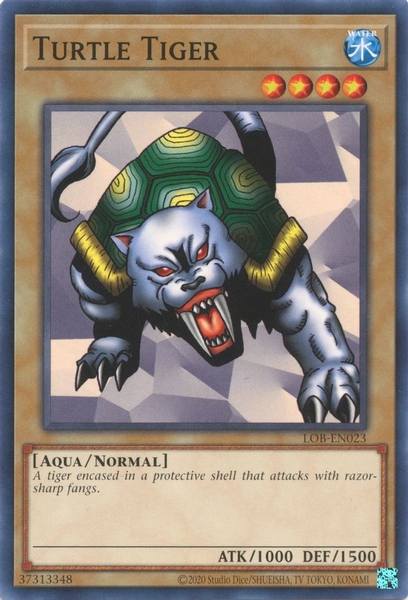 Turtle Tiger - LOB-EN023 - Common Unlimited (25th Reprint)