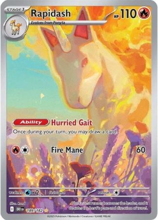 Rapidash - 189/182 - Illustration Rare