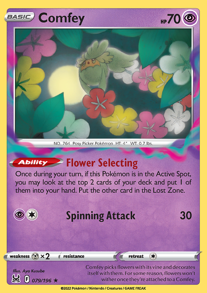 Comfey - 079/196 - Rare Reverse Holo