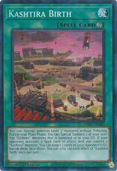 Kashtira Birth - DABL-EN060 - Super Rare 1st Edition