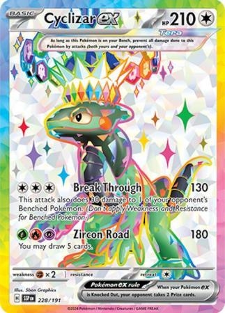 Cyclizar ex - 228/191 - Full Art Secret Rare