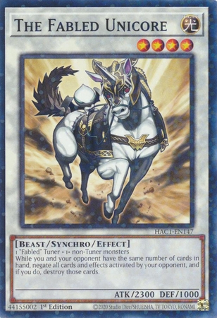 The Fabled Unicore - HAC1-EN147 - Duel Terminal Common Parallel 1st Edition