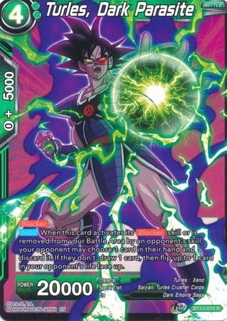 Turles, Dark Parasite - BT12-079 - Rare Foil