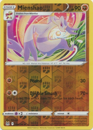 Mienshao - 104/196 - Uncommon Reverse Holo