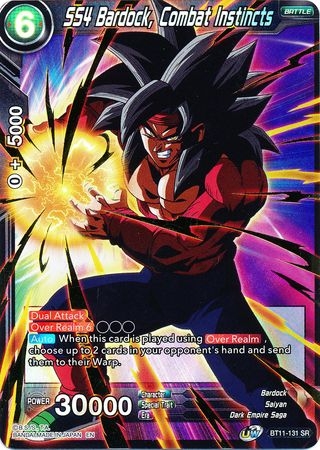 SS4 Bardock, Combat Instincts - BT11-131 - Super Rare
