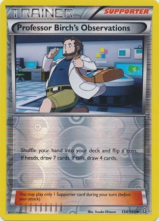 Professor Birch's Observations - 134/160 - Uncommon - Reverse Holo