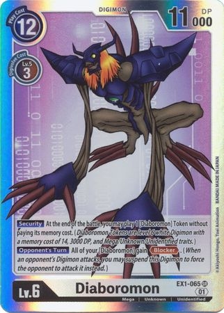 Diaboromon - EX1-065 - Super Rare