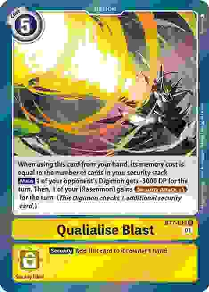 Qualialise Blast - BT7-100 R - Rare