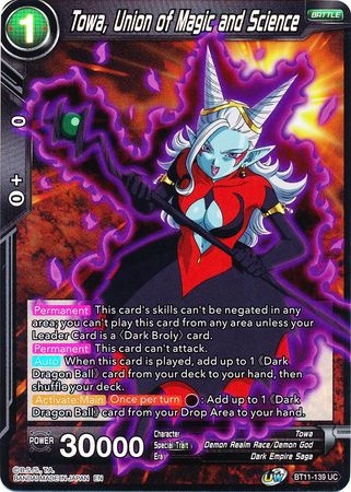 Towa, Union of Magic and Science - BT11-139 - Uncommon