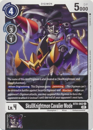 SkullKnightmon Cavalier Mode - BT8-062 U - Uncommon