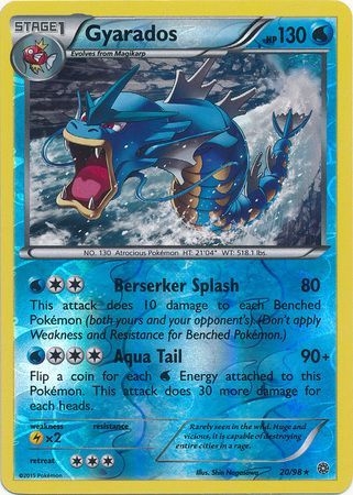 Gyarados - 20/98 - Rare Reverse Holo