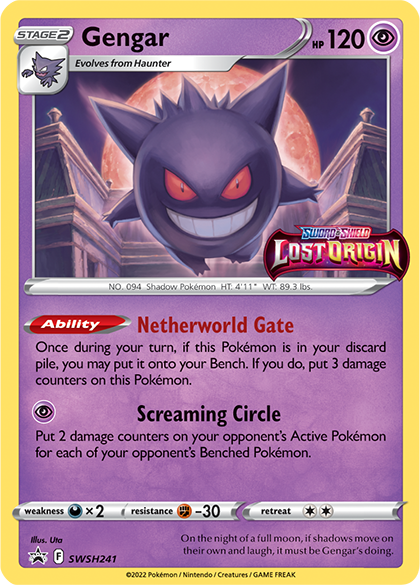 Gengar - SWSH241 - Prerelease Promo