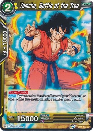 Yamcha, Battle at the Tree - BT15-102 - Uncommon