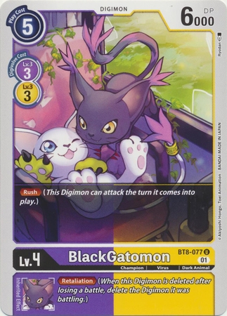 BlackGatomon - BT8-077 U - Uncommon