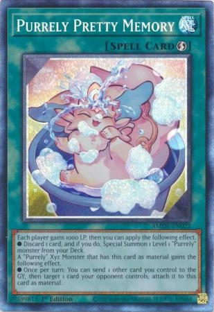Purrely Pretty Memory - AMDE-EN022 - Collector's Rare 1st Edition