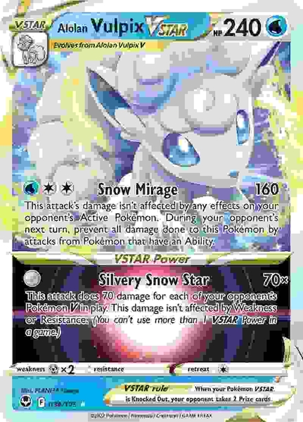 Alolan Vulpix VSTAR - 034/195 - Ultra Rare