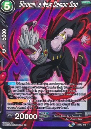 Shroom, a New Demon God - BT12-145 - Rare Foil