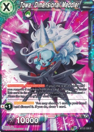 Towa, Dimensional Meddler - BT12-126 - Common Foil