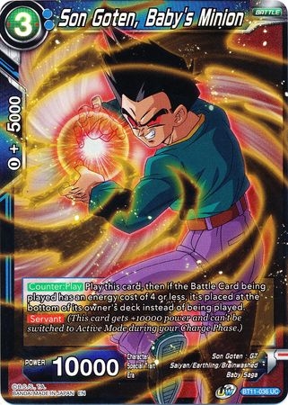 Son Goten, Baby's Minion - BT11-036 - Foil Uncommon