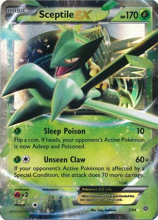 Sceptile EX - 7/98 - Ultra Rare