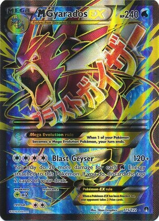 M Gyarados EX - 115/122 - Full Art Ultra Rare