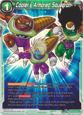 Cooler's Armored Squadron - BT17-078 - Common Foil