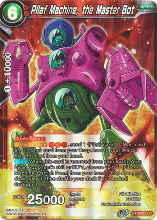 Pilaf Machine, the Master Bot - BT10-025 - Uncommon Foil